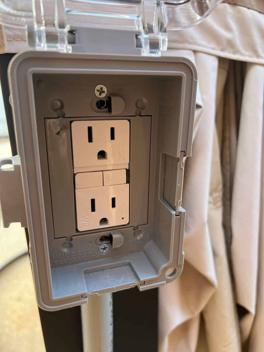 RV Outlet Installation image